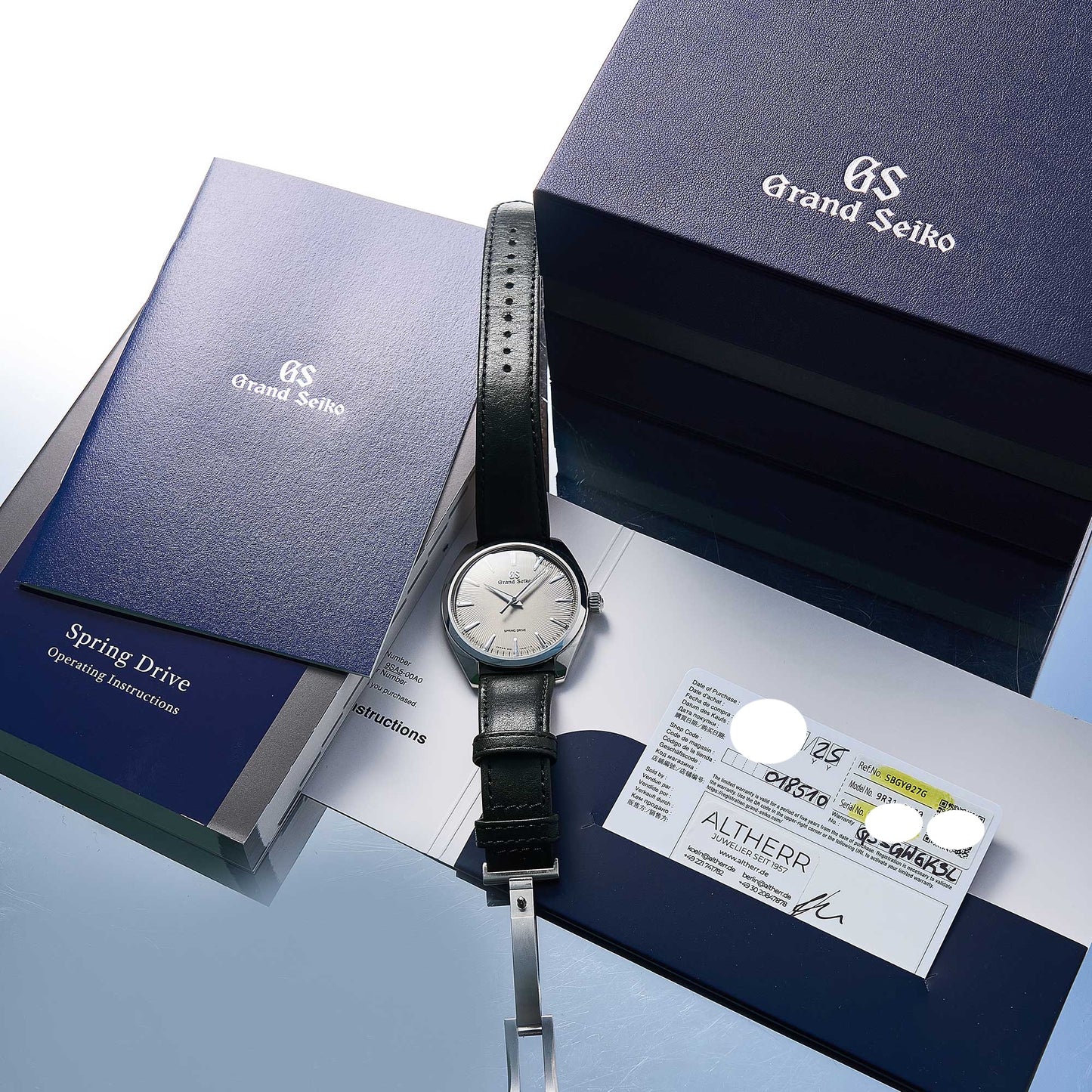 Grand Seiko Elegance Collection Limited Ref. SBGY027G - "Very good" condition - German first owner - Fullset