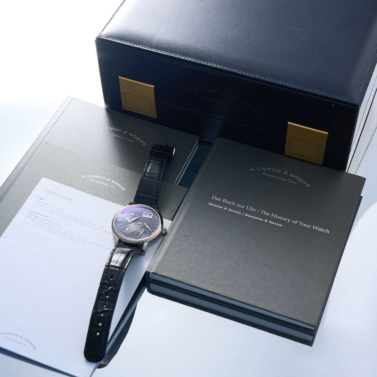 A. Lange & Söhne Grosse Lange 1 Ref. 117.028 - "Very good" condition - Fullset