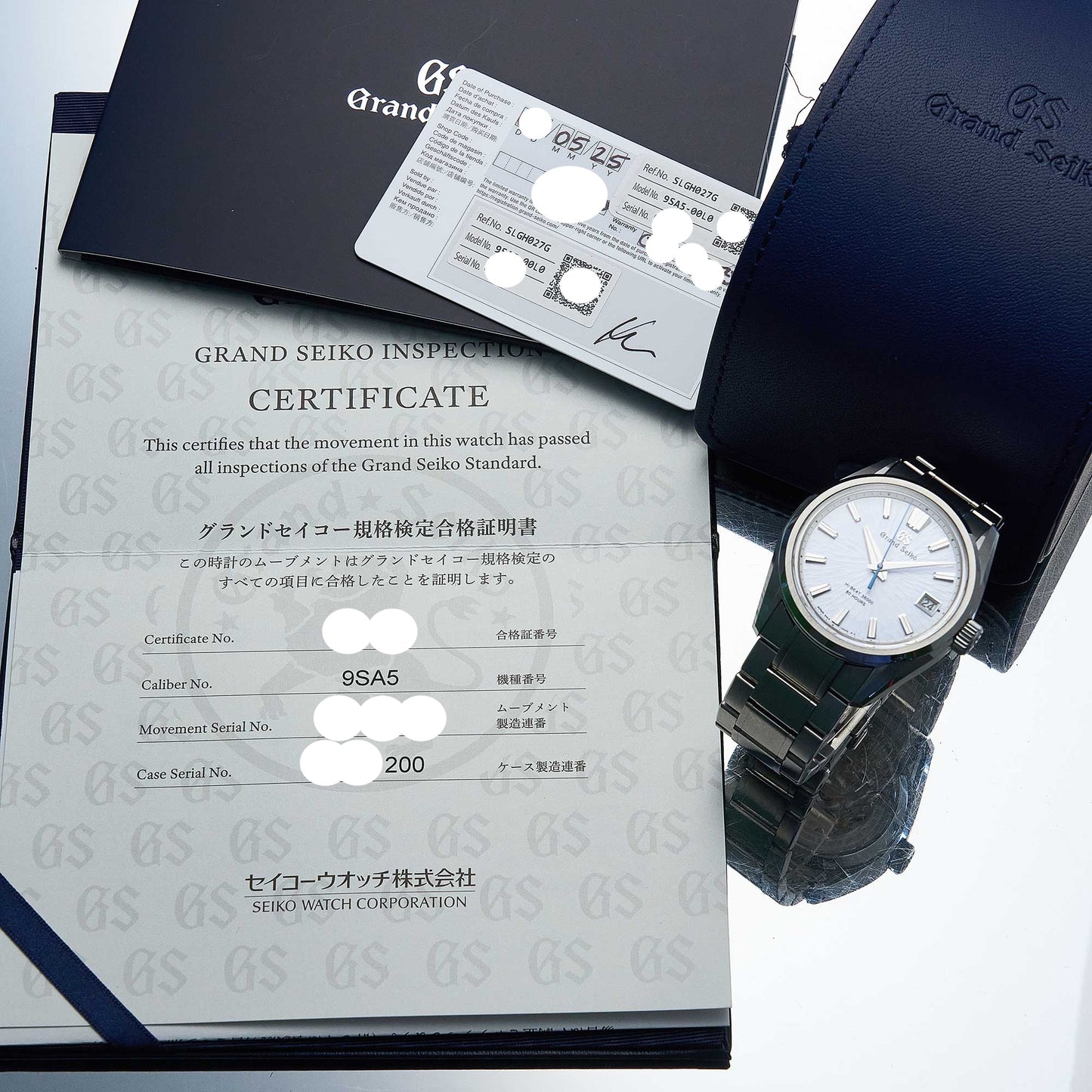 Grand Seiko Evolution 9 Collection Limited Automatic Mechanical Ref. SLGH027 - "Very good" condition - German first owner - Fullset