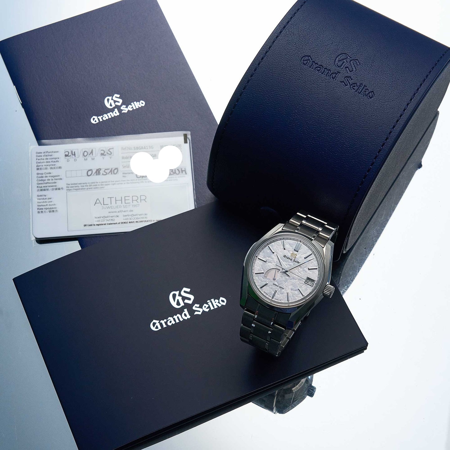 Grand Seiko Heritage Collection Ref. SBGA413 - "Very good" condition - German first owner - Fullset