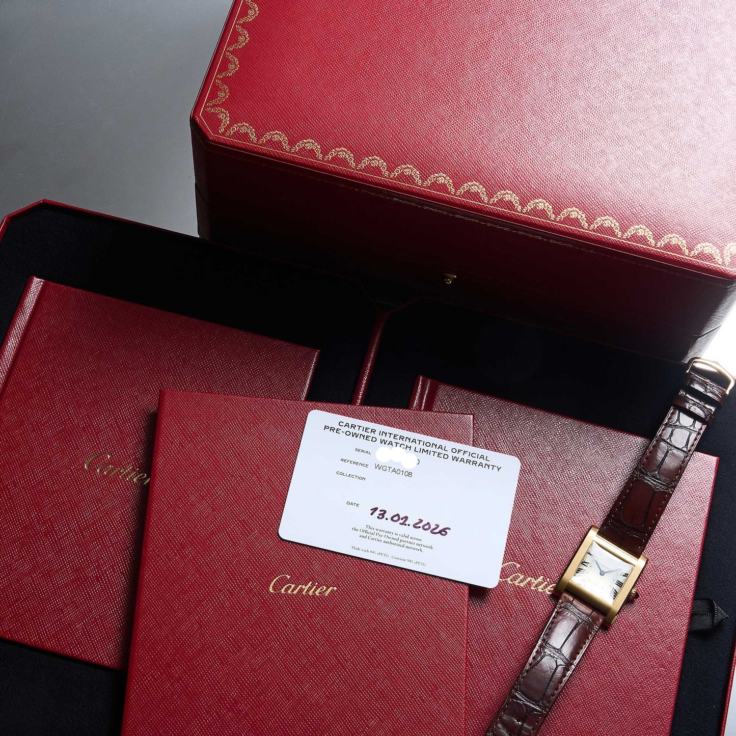 Cartier Tank Privee Collection Tank Normale Ref. WGTA0108 - "Very good" condition - Fullset
