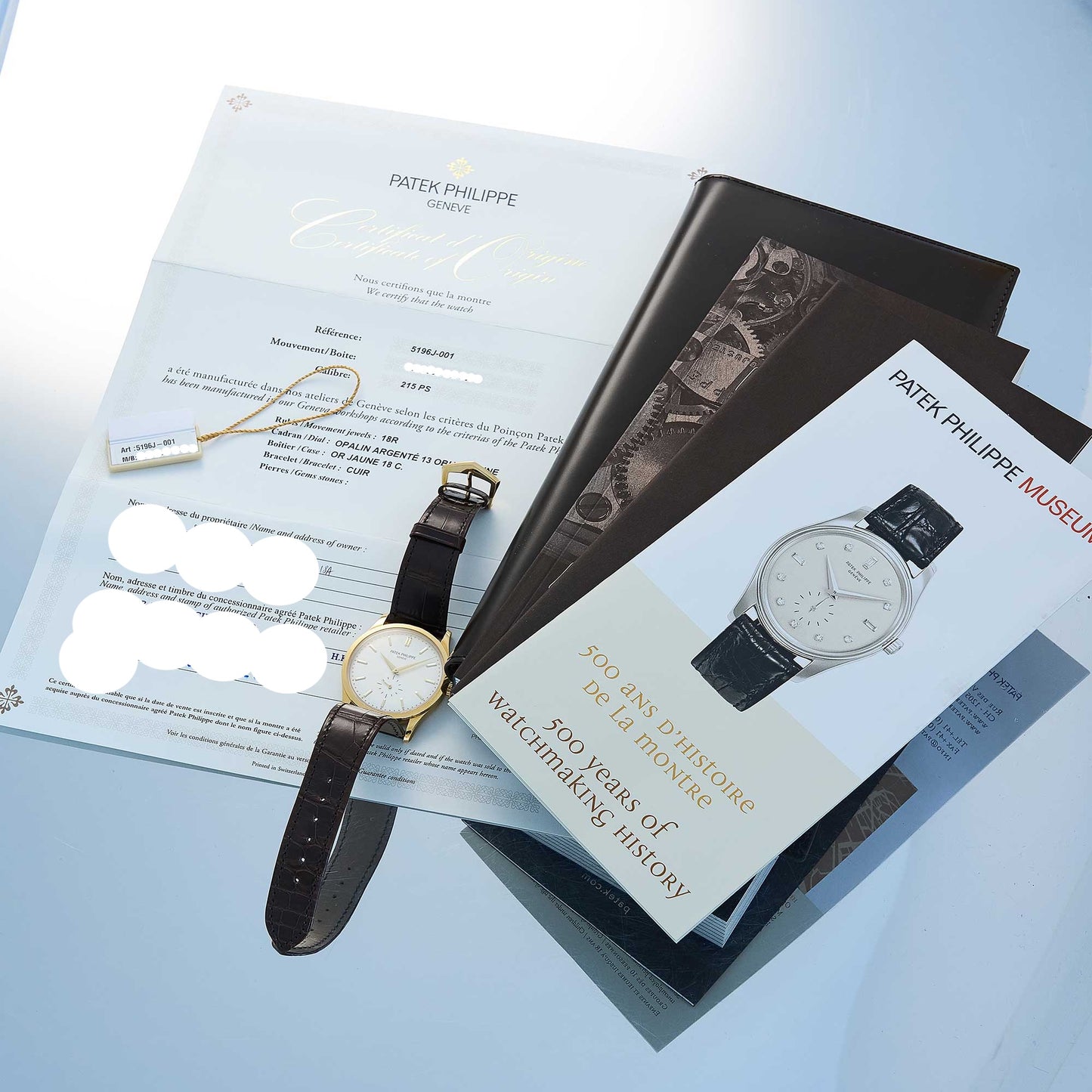 Patek Philippe Calatrava Ref. 5196J-001 - "Very good" condition - First owner fullset