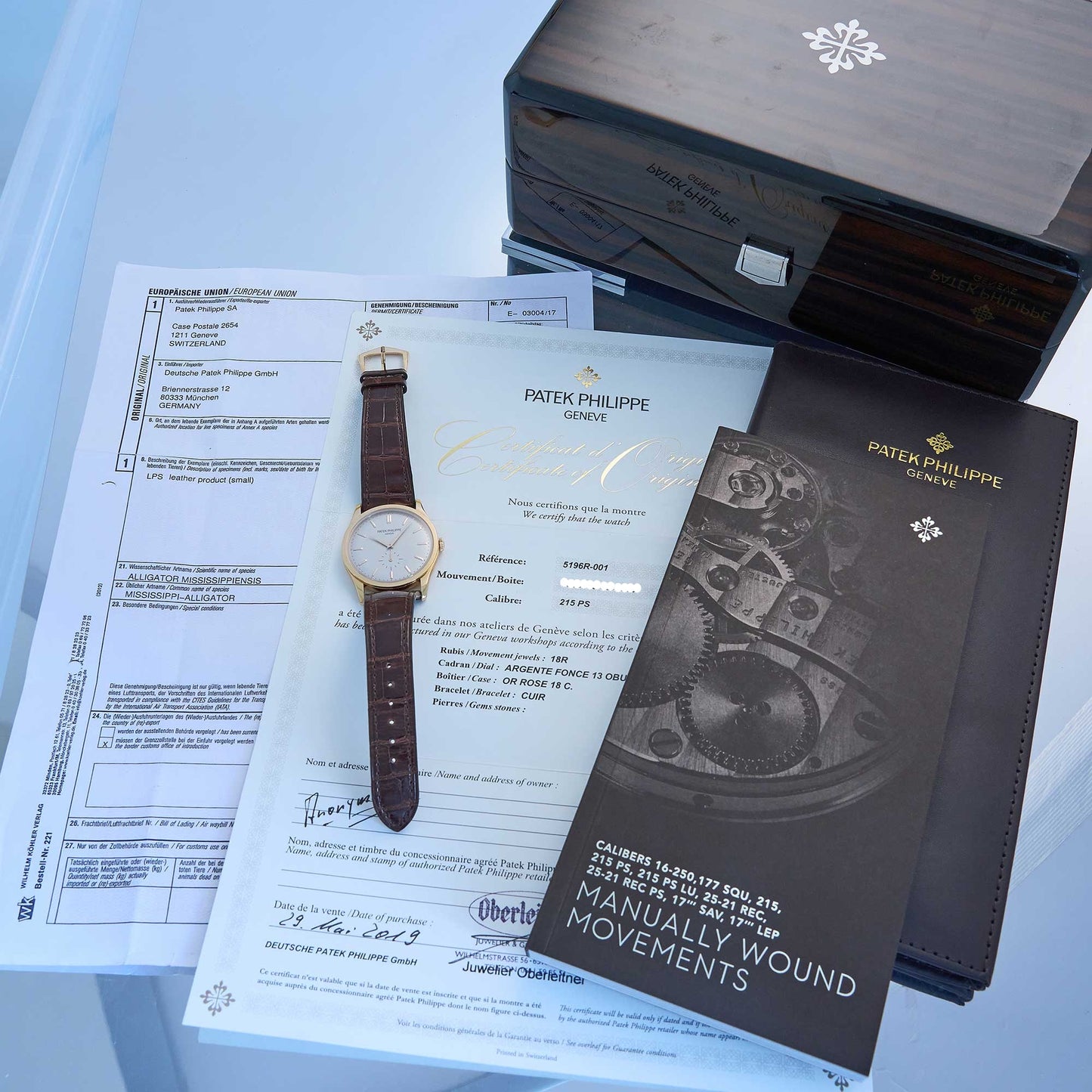 Patek Philippe Calatrava Ref. 5196R-001 - "NEW / UNWORN" - German fullset