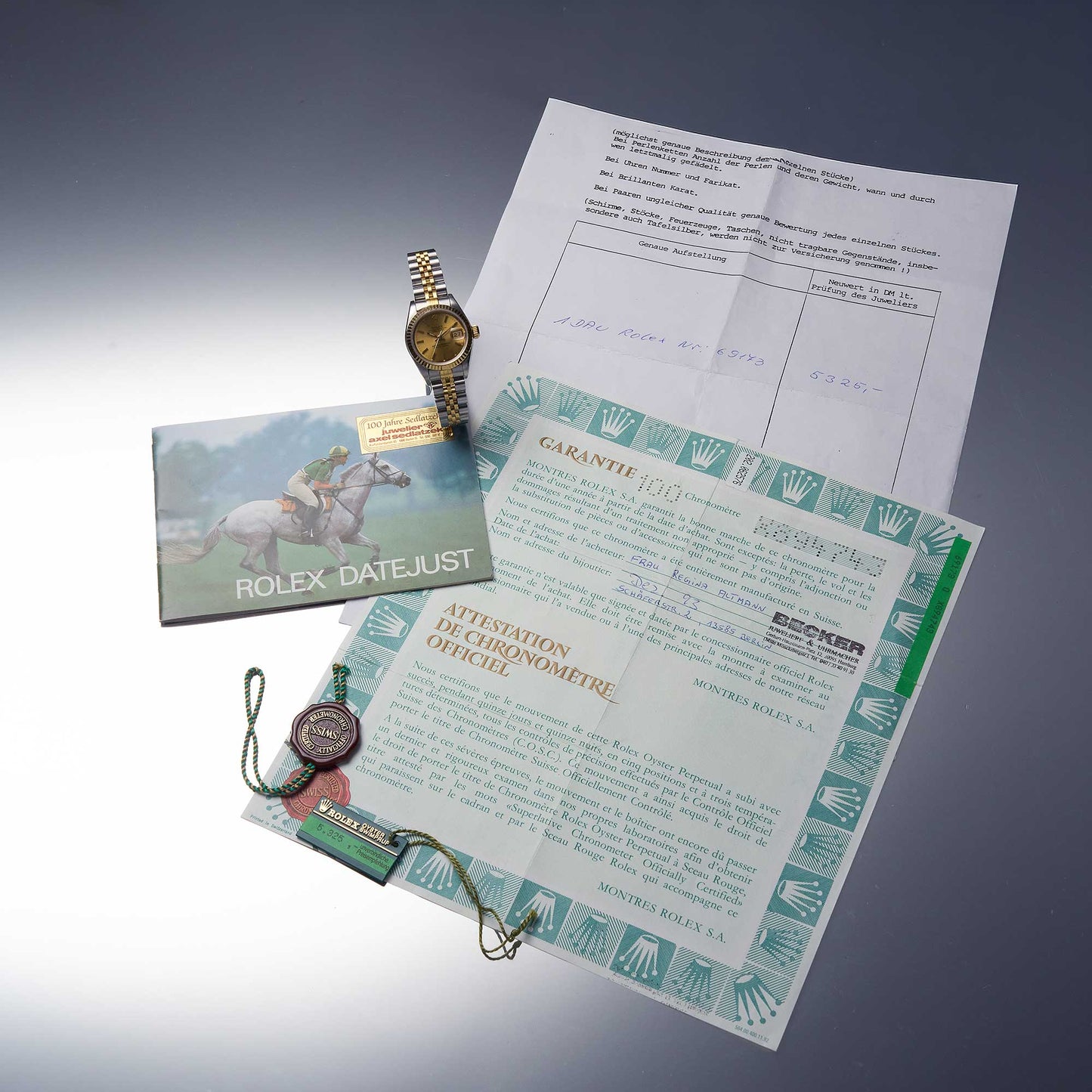 Rolex Lady-Datejust Ref. 69173 - "Very good" condition - Papers - LC100