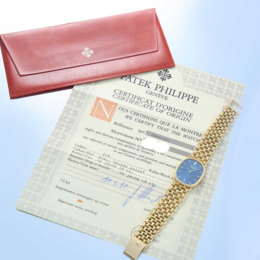 Patek Philippe Ellipse d'Or Ref. 3848 - "Very good" condition - Fullset - JPE Bracelet