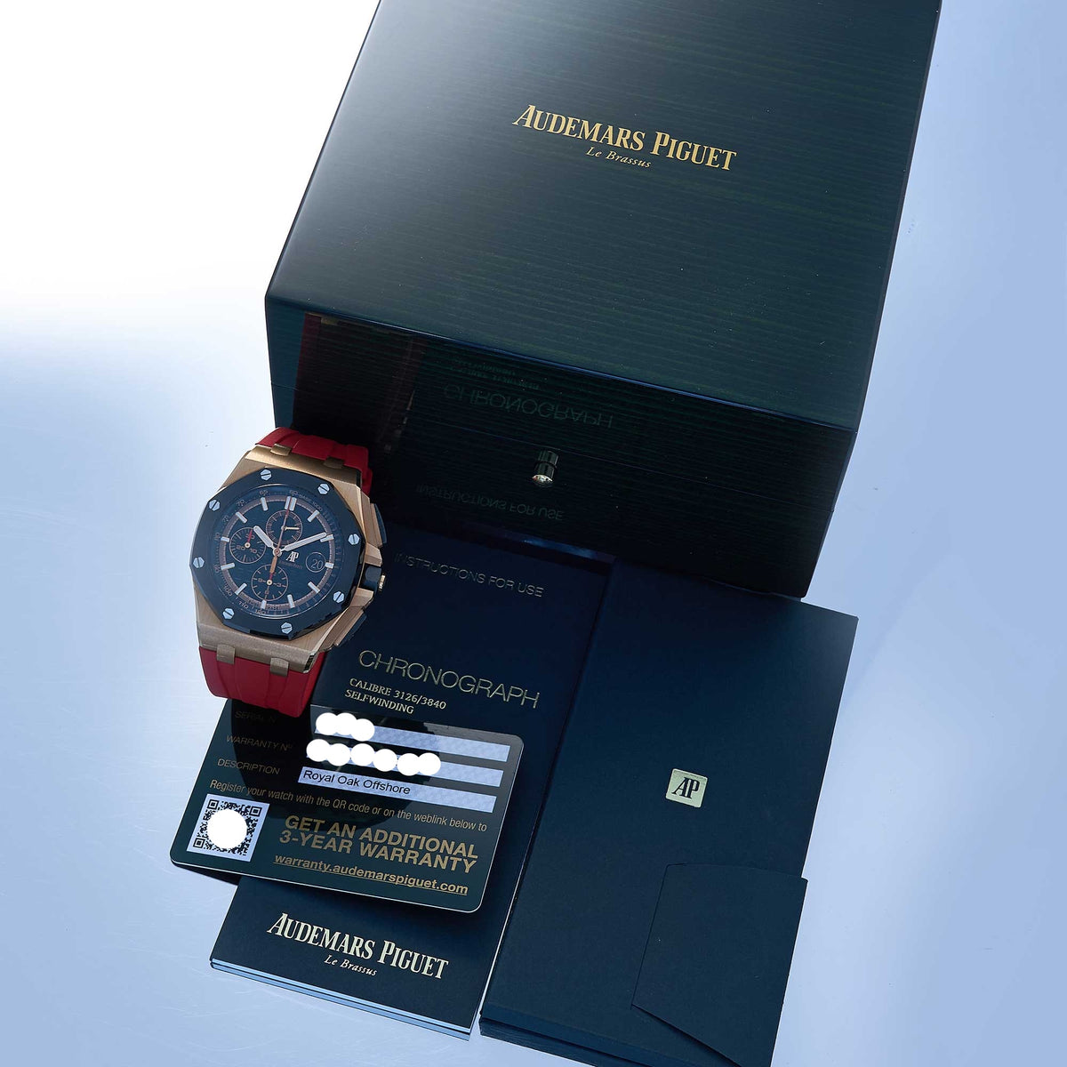 Audemars Piguet Royal Oak Offshore Ref. 26401RO.OO.A002CA.02 - "Very good" condition - Fullset