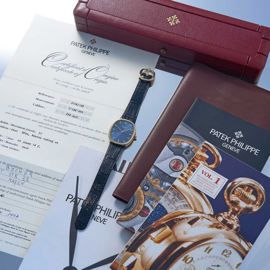 Patek Philippe Ellipse d'Or Ref. 3738/100 - "Outstanding condition" - Fullset