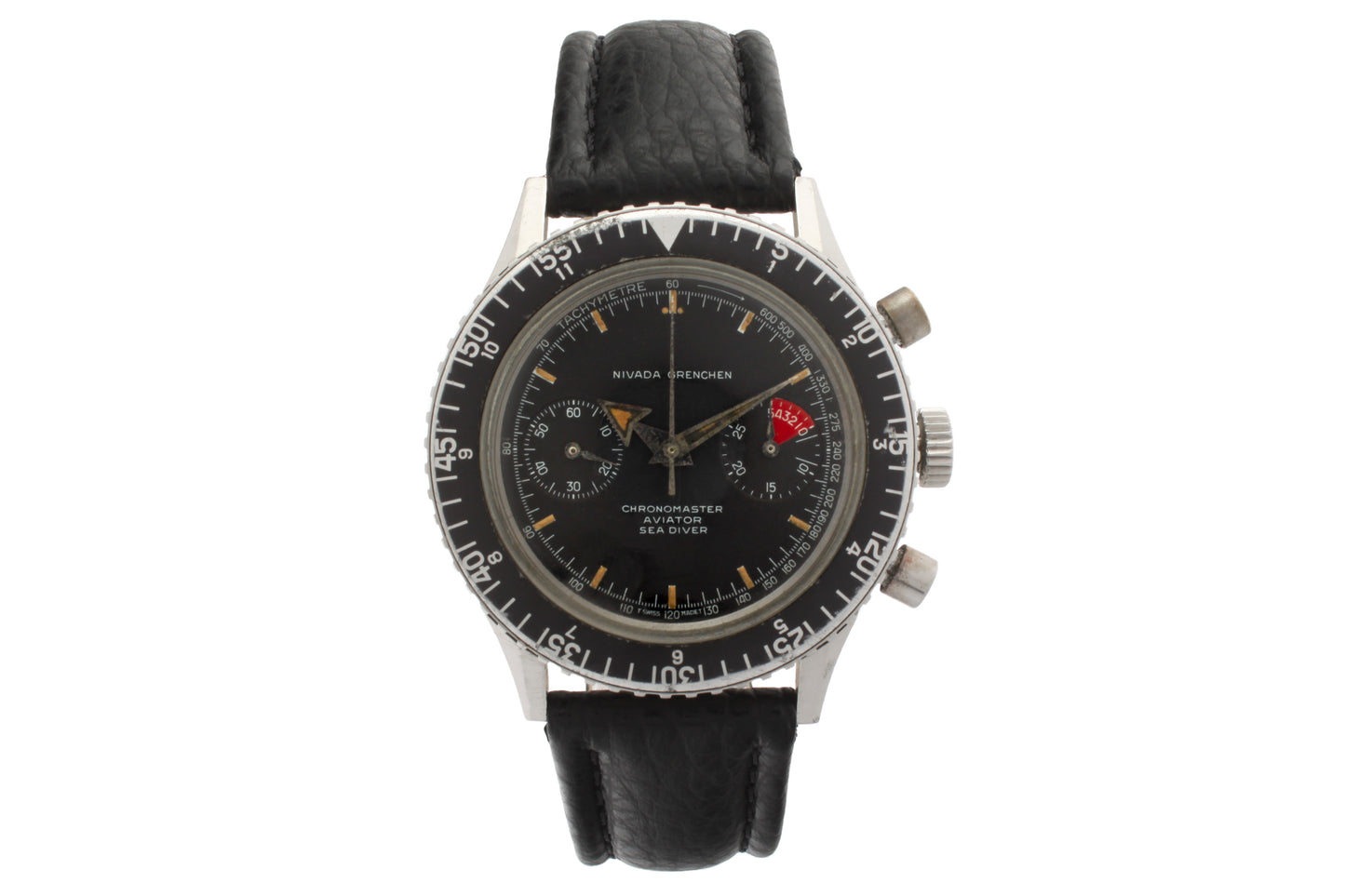 Nivada Grenchen Chronomaster Aviator Sea Diver Ref. 9989-8222 (85001) - "Very good" condition