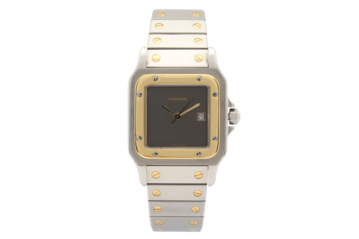 Cartier Santos Carree Ref. 2961 'Ghost Dial' - "Very good" condition - Service Dial