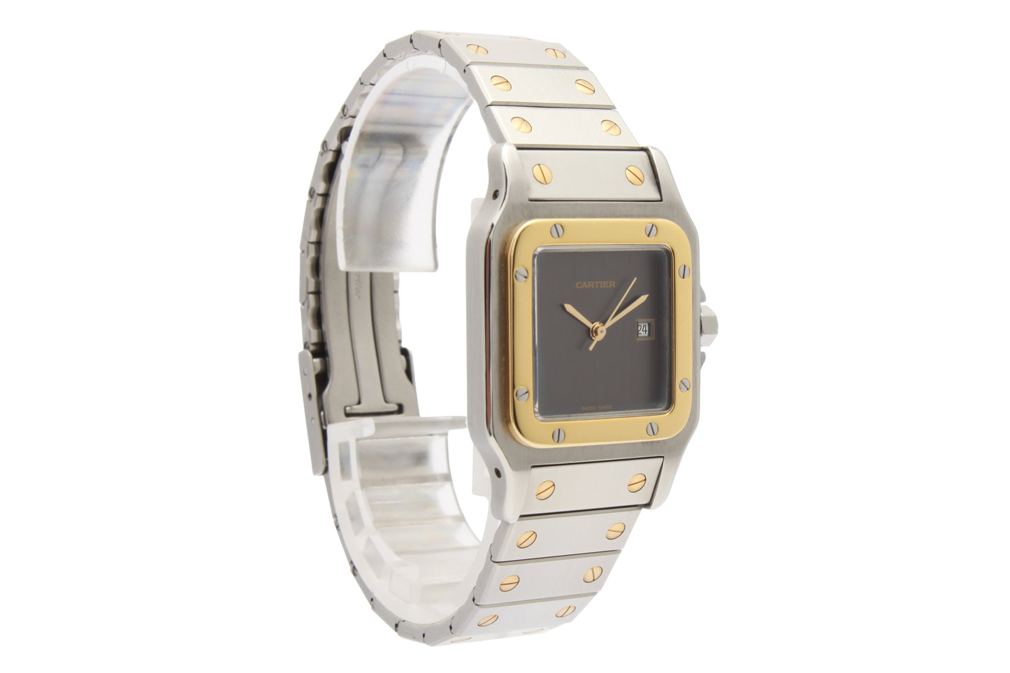 Cartier Santos Carree Ref. 2961 'Ghost Dial' - "Very good" condition - Service Dial