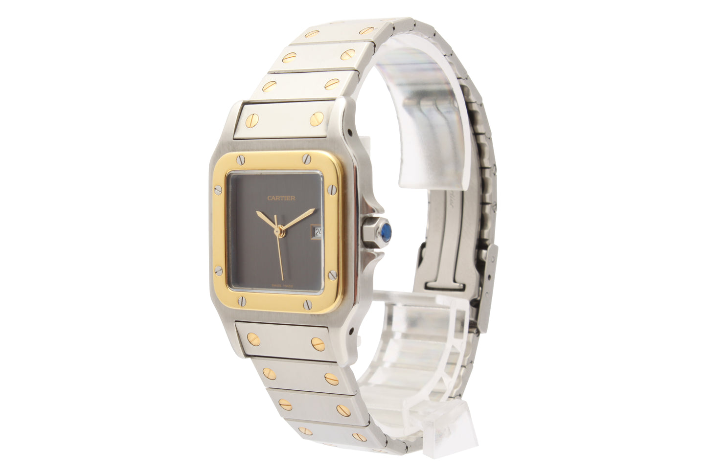 Cartier Santos Carree Ref. 2961 'Ghost Dial' - "Very good" condition - Service Dial