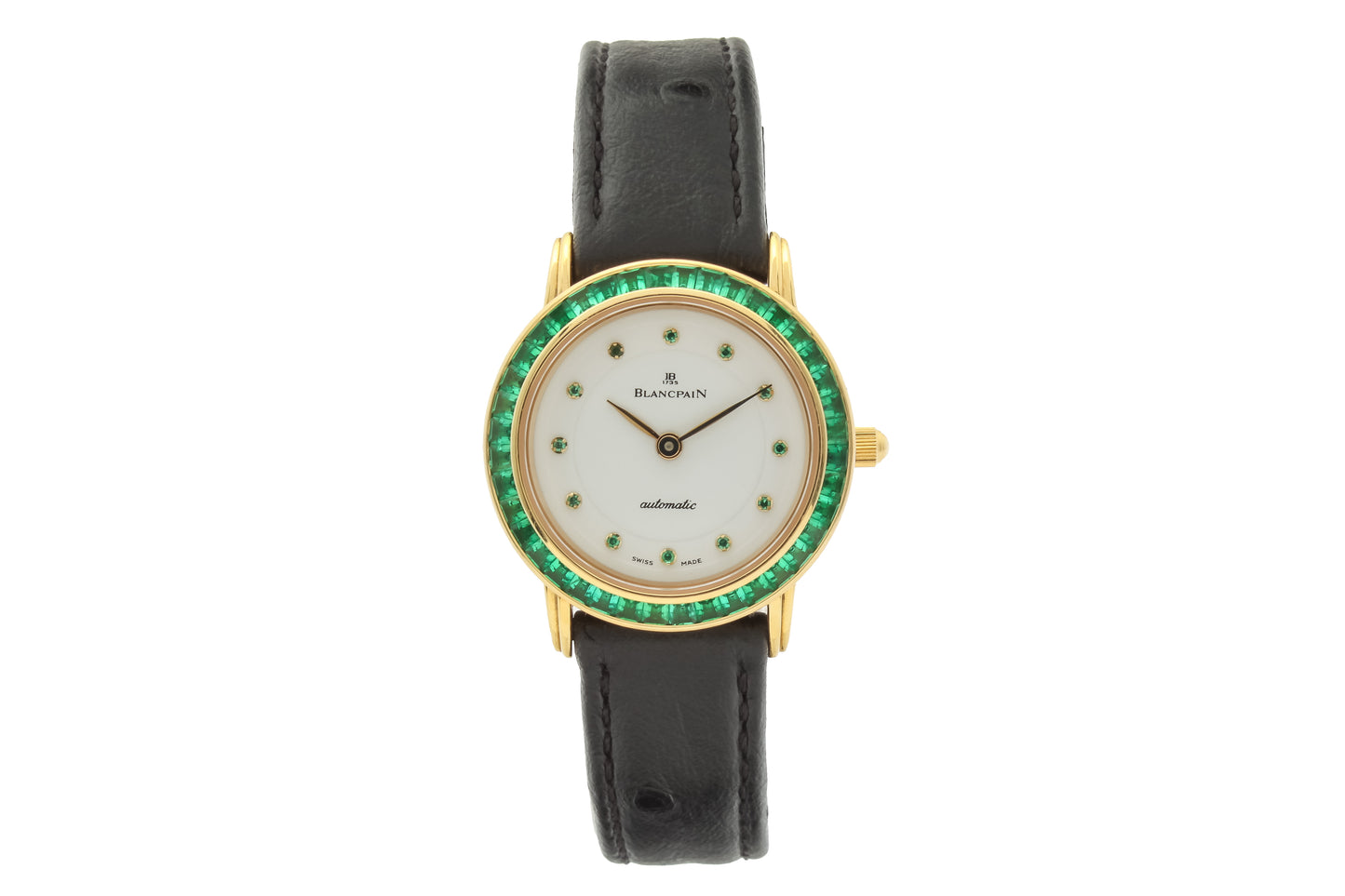 Blancpain Ref. 063 - "Very good" condition - Incredibly rare - Factory Emerald setting - Fullset