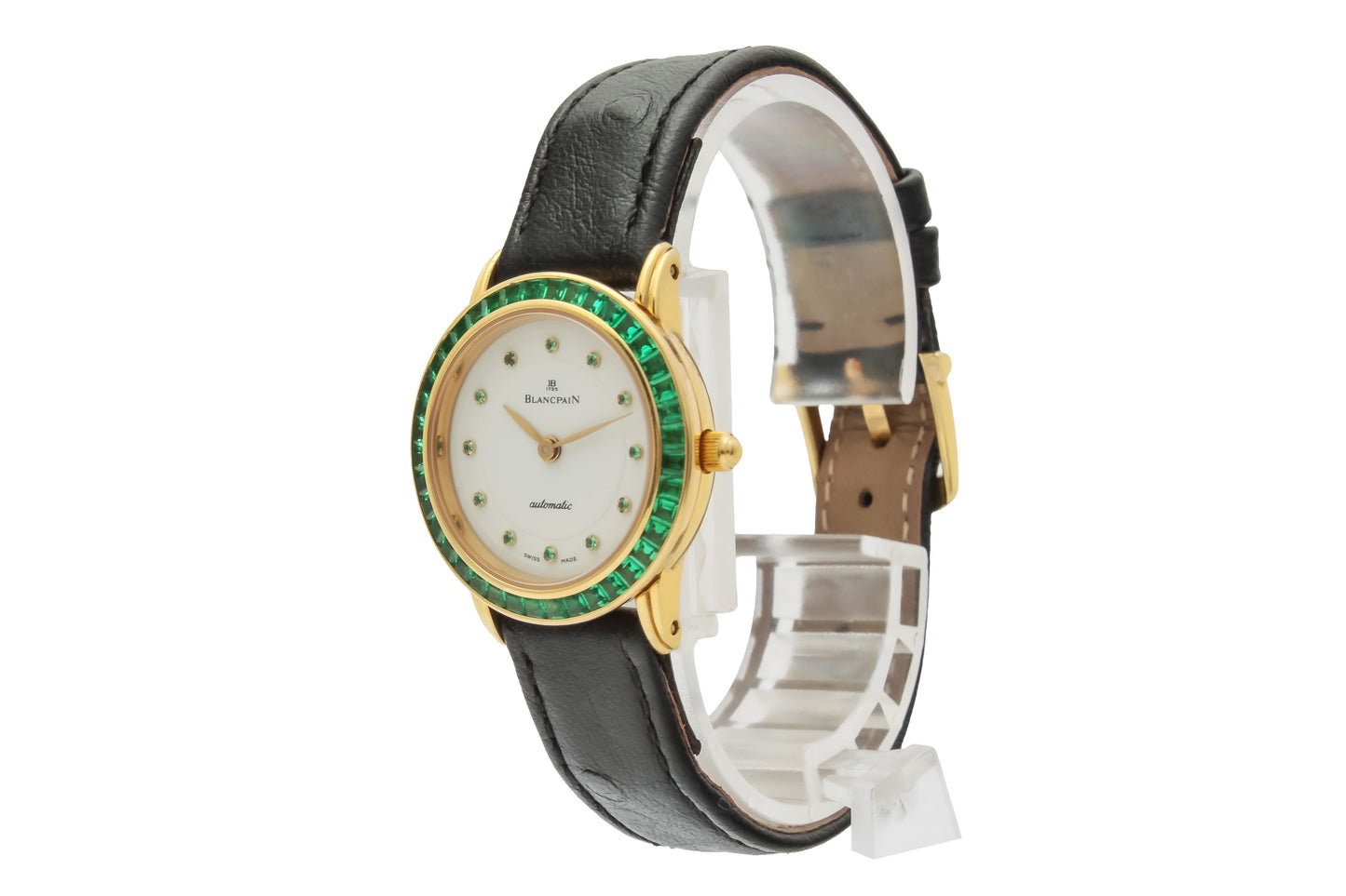 Blancpain Ref. 063 - "Very good" condition - Incredibly rare - Factory Emerald setting - Fullset