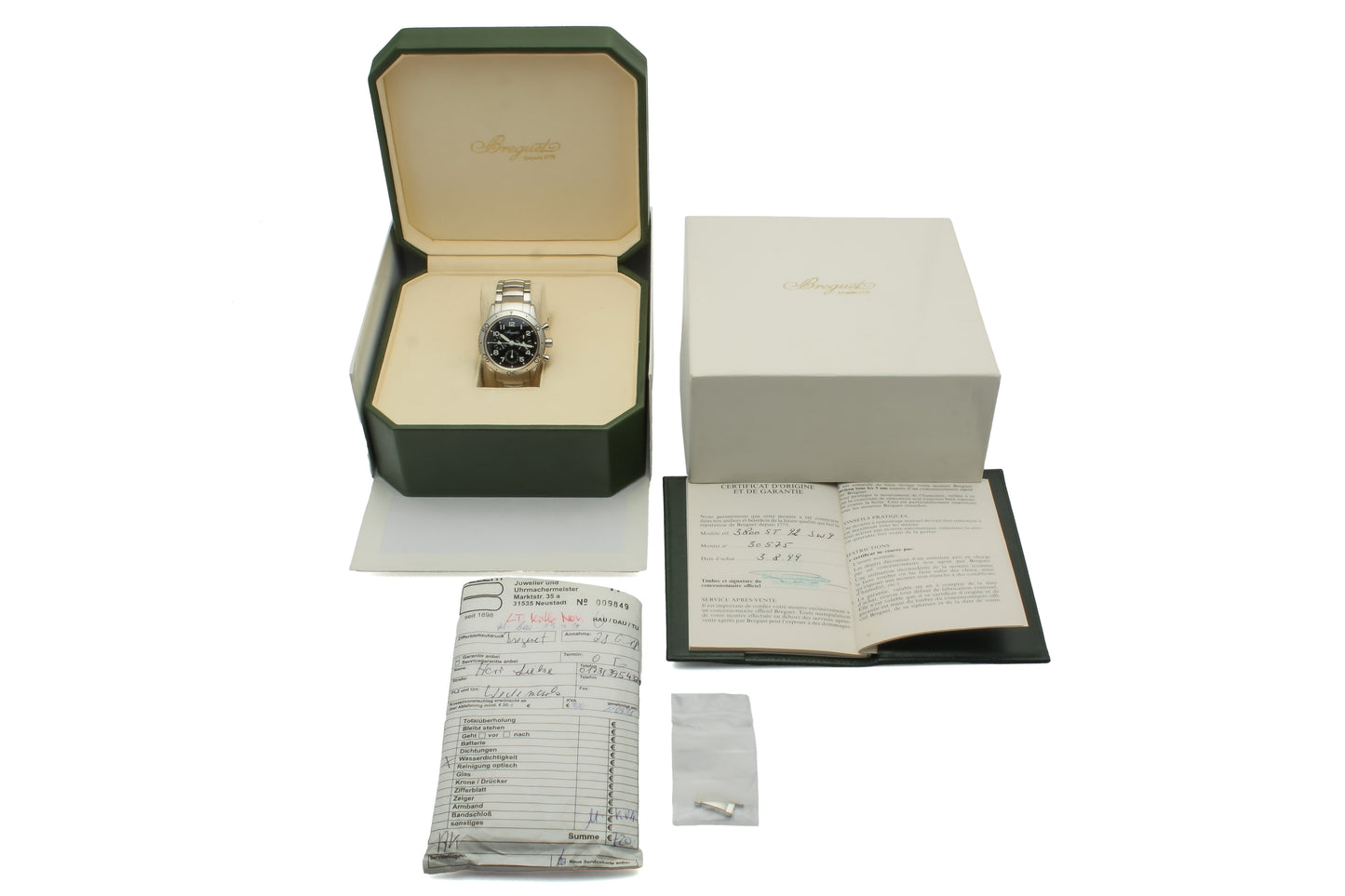 Breguet Type XX Aeronavale Ref. 3800 - "Very good" condition - Fullset