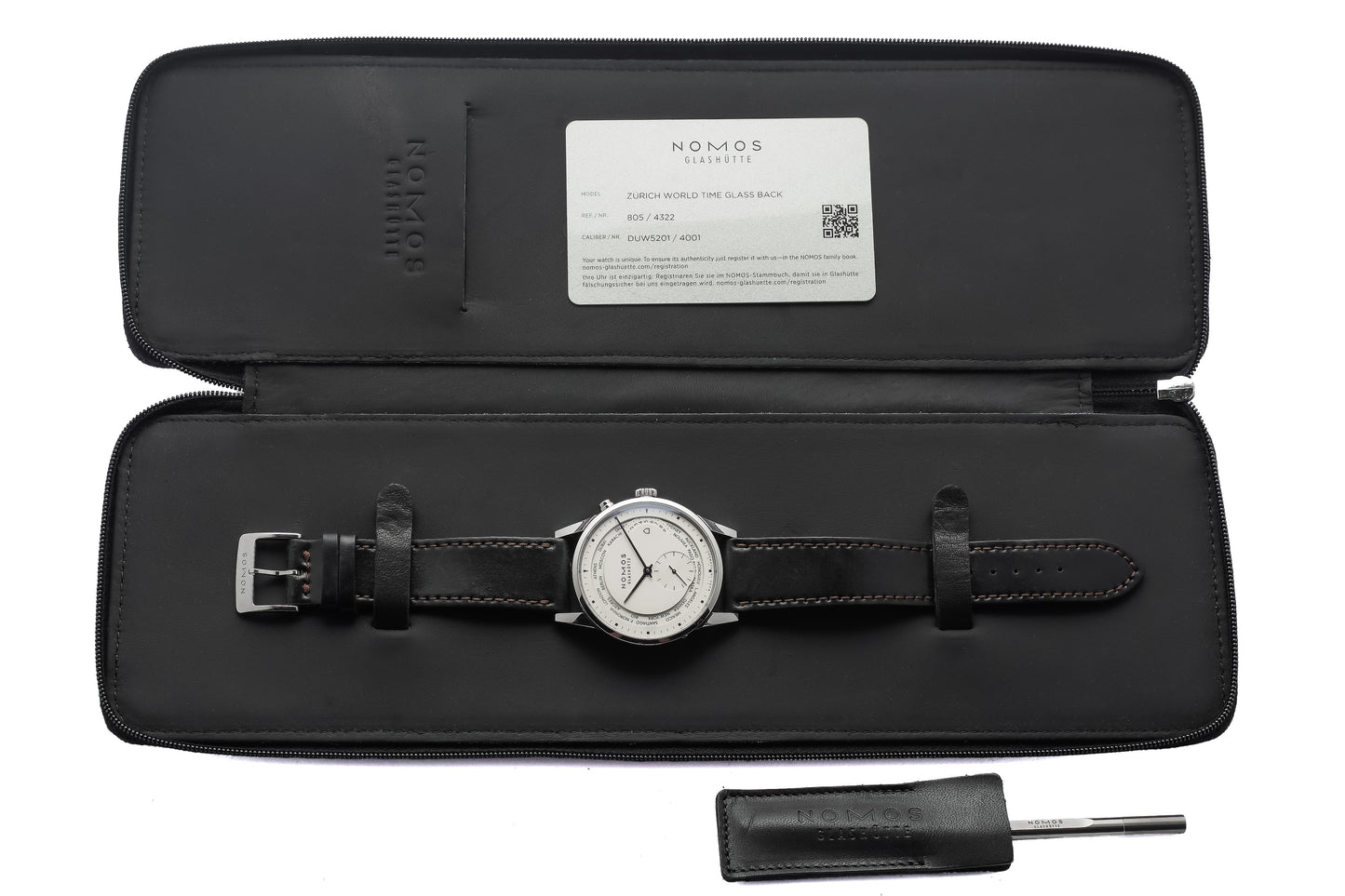 NOMOS Zürich Weltzeit Ref. 805 - "Very good" condition - First owner