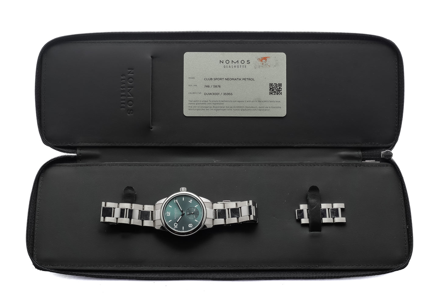 NOMOS Club Neomatik Ref. 746 - "Very good" condition - First owner - Fullset