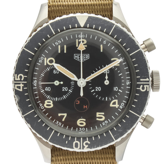 Heuer Bundeswehr Chronograph Ref. SG 1550 - "Very good" condition - Watch only