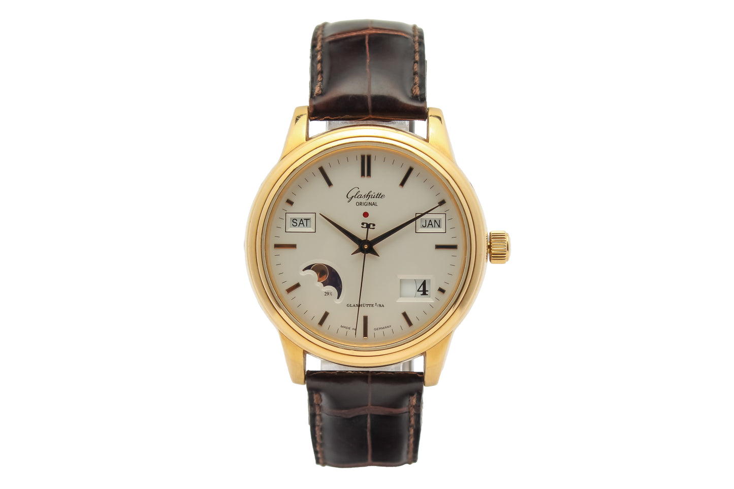 Glashütte Original Senator Ewiger Kalender 11.950 € "Very good" condition - First owner - German Fullset