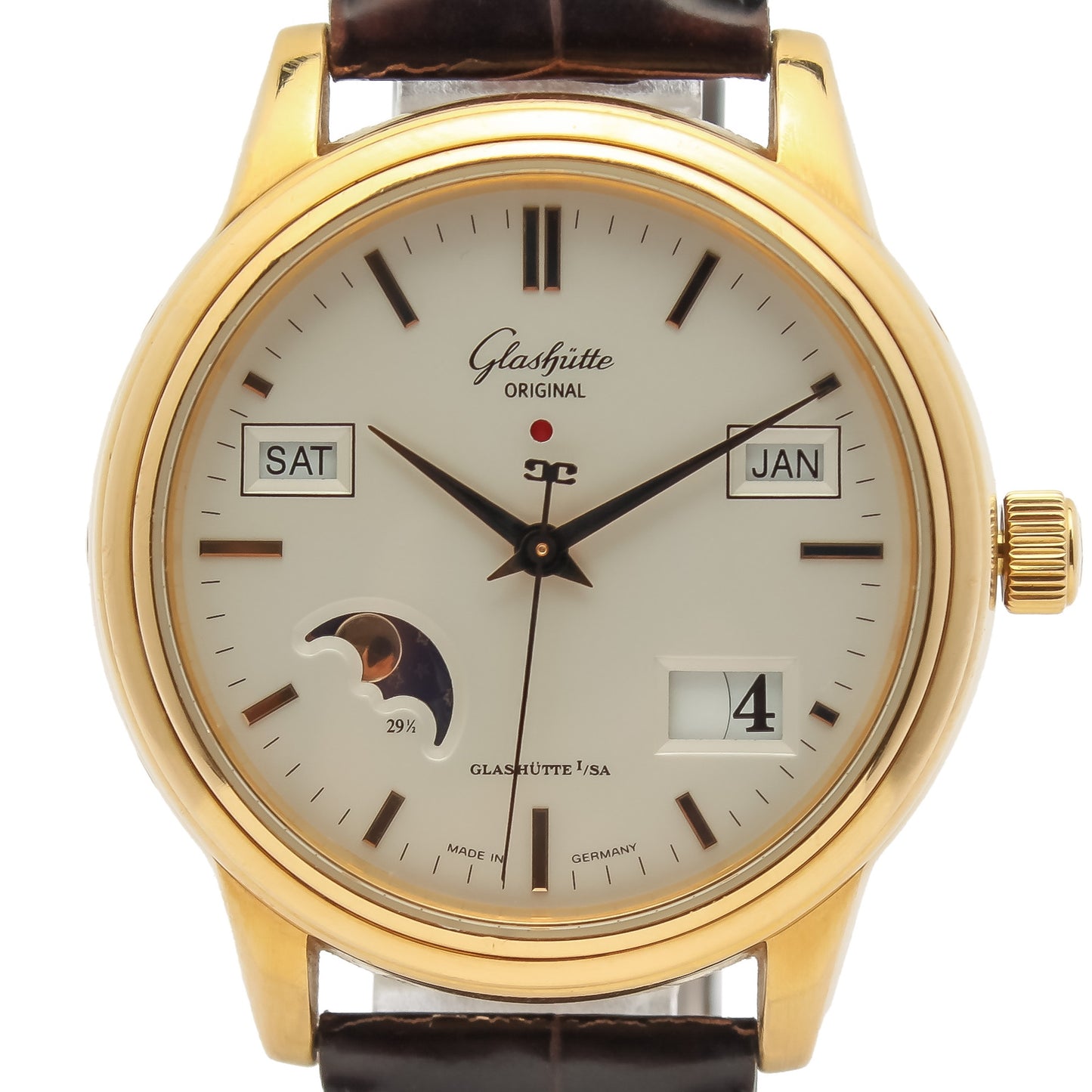 Glashütte Original Senator Ewiger Kalender 11.950 € "Very good" condition - First owner - German Fullset