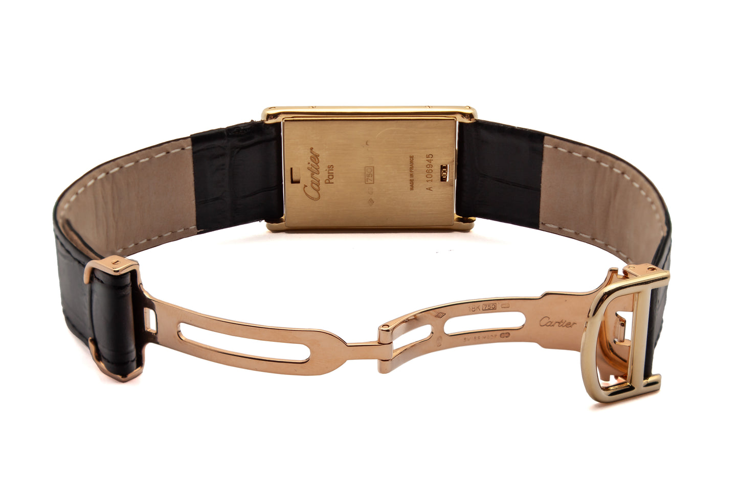 Cartier Basculante - "Very good" condition - Folding clasp