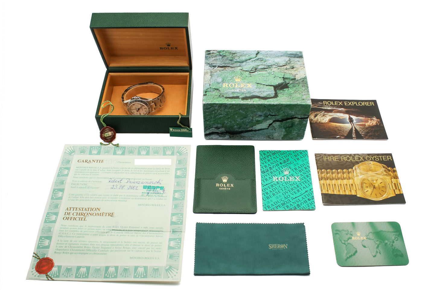 Rolex Explorer II Ref. 16570 - "N.O.S / UNWORN" - Partially stickered - LC 100 Fullset