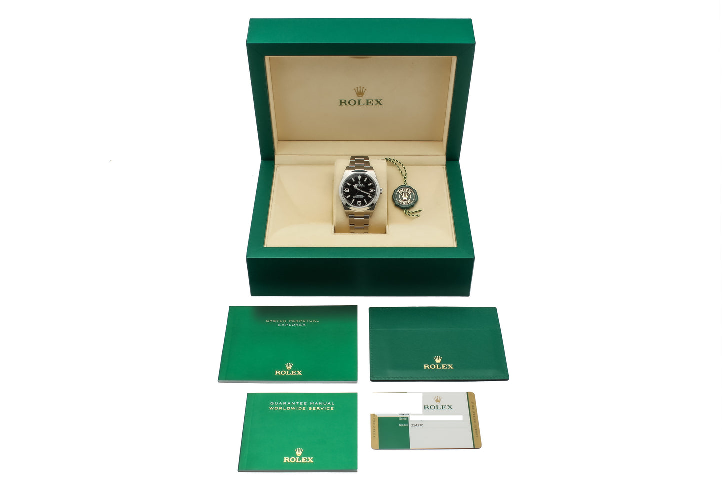 Rolex Explorer Ref. 214270 - "NEW / UNWORN" - Fully stickered - First owner - Fullset