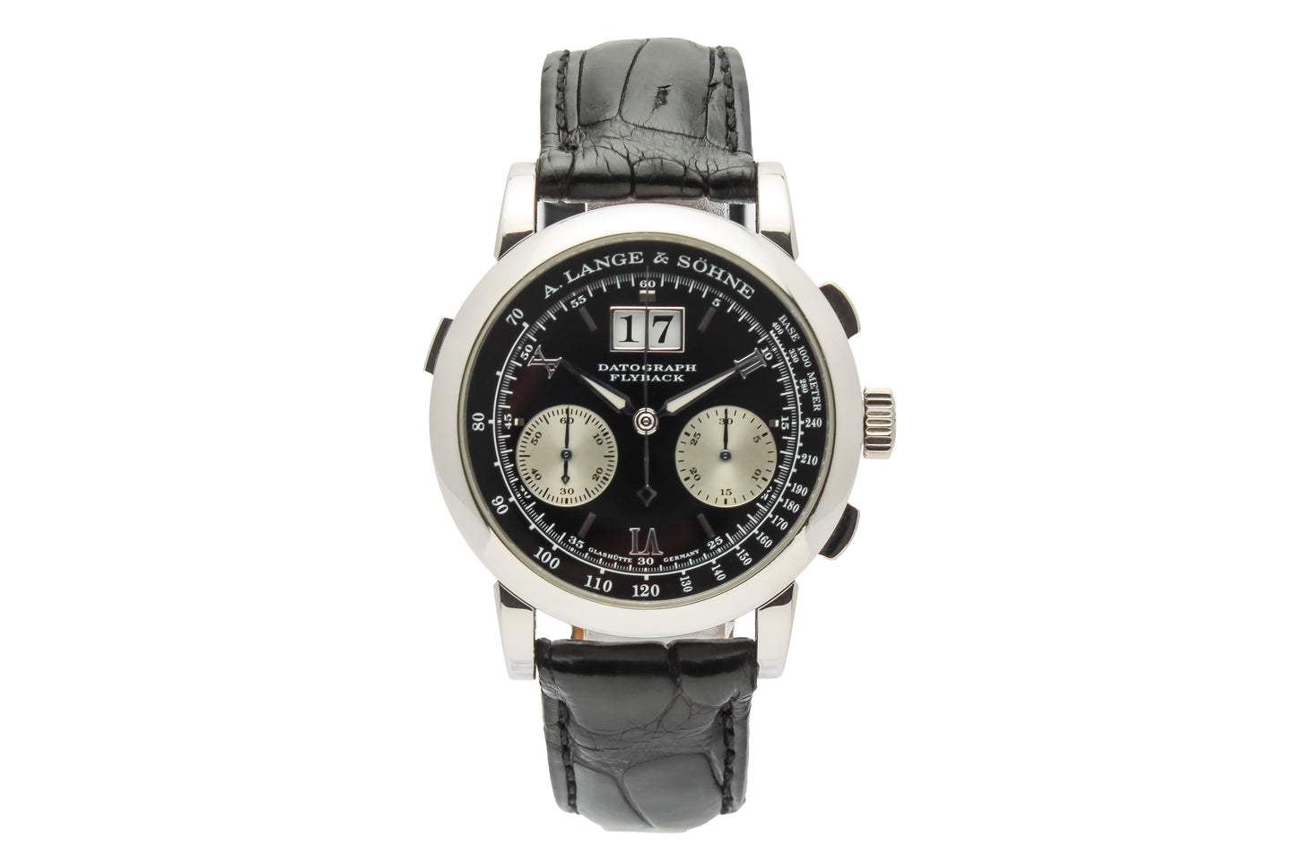 A. Lange & Söhne Datograph Ref. 403.035 - "Very good" condition - "Meter" dial - Papers