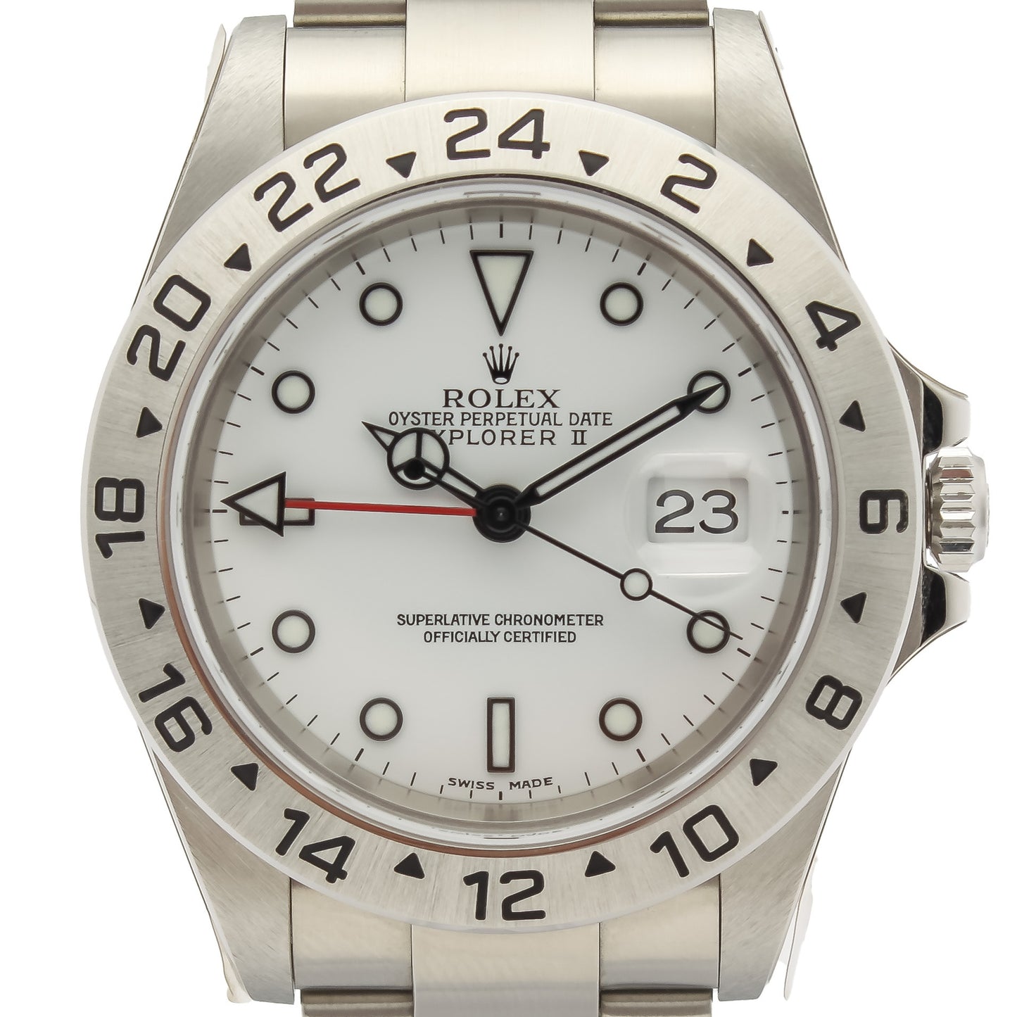 Rolex Explorer II Ref. 16570 - "N.O.S / UNWORN" - Partially stickered - LC 100 Fullset