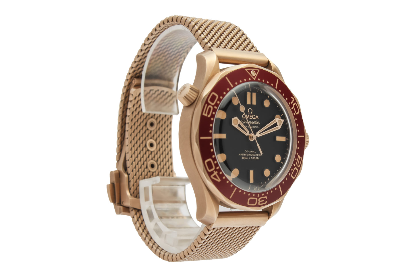 Omega Seamaster Diver 300 M Master Chronometer Gold Ref. 210.90.42.20.01.003 - "Very good" condition - First German owner - Fullset