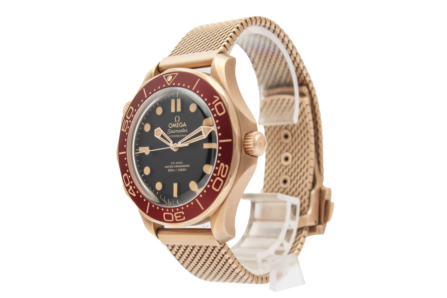 Omega Seamaster Diver 300 M Master Chronometer Gold Ref. 210.90.42.20.01.003 - "Very good" condition - First German owner - Fullset