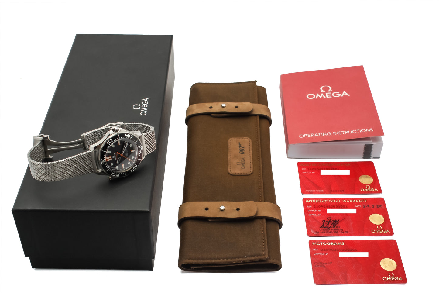 Omega Seamaster Diver 300 M 007 Ref. 210.90.42.20.01.001 - "Very good" condition - German first owner - Fullset