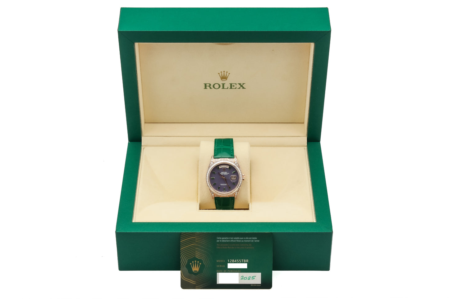 Rolex Day-Date Ref. 128458TBR - "NEW / UNWORN" - First german owner - Fullset