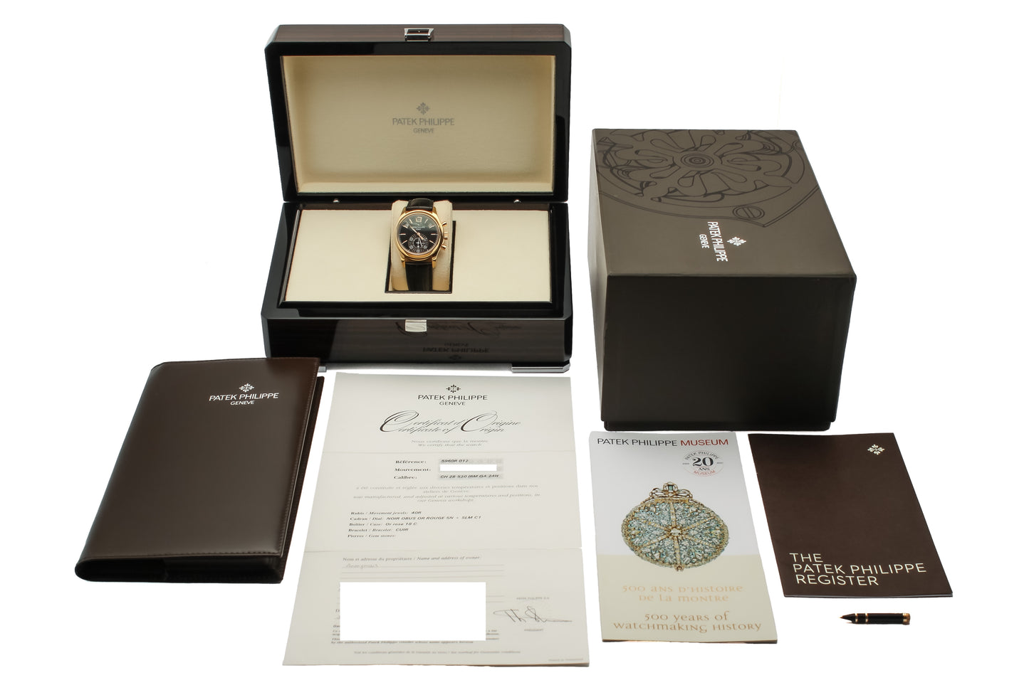 Patek Philippe Annual Calendar Chronograph Ref. 5960R-012 - "Very good" condition - Fullset
