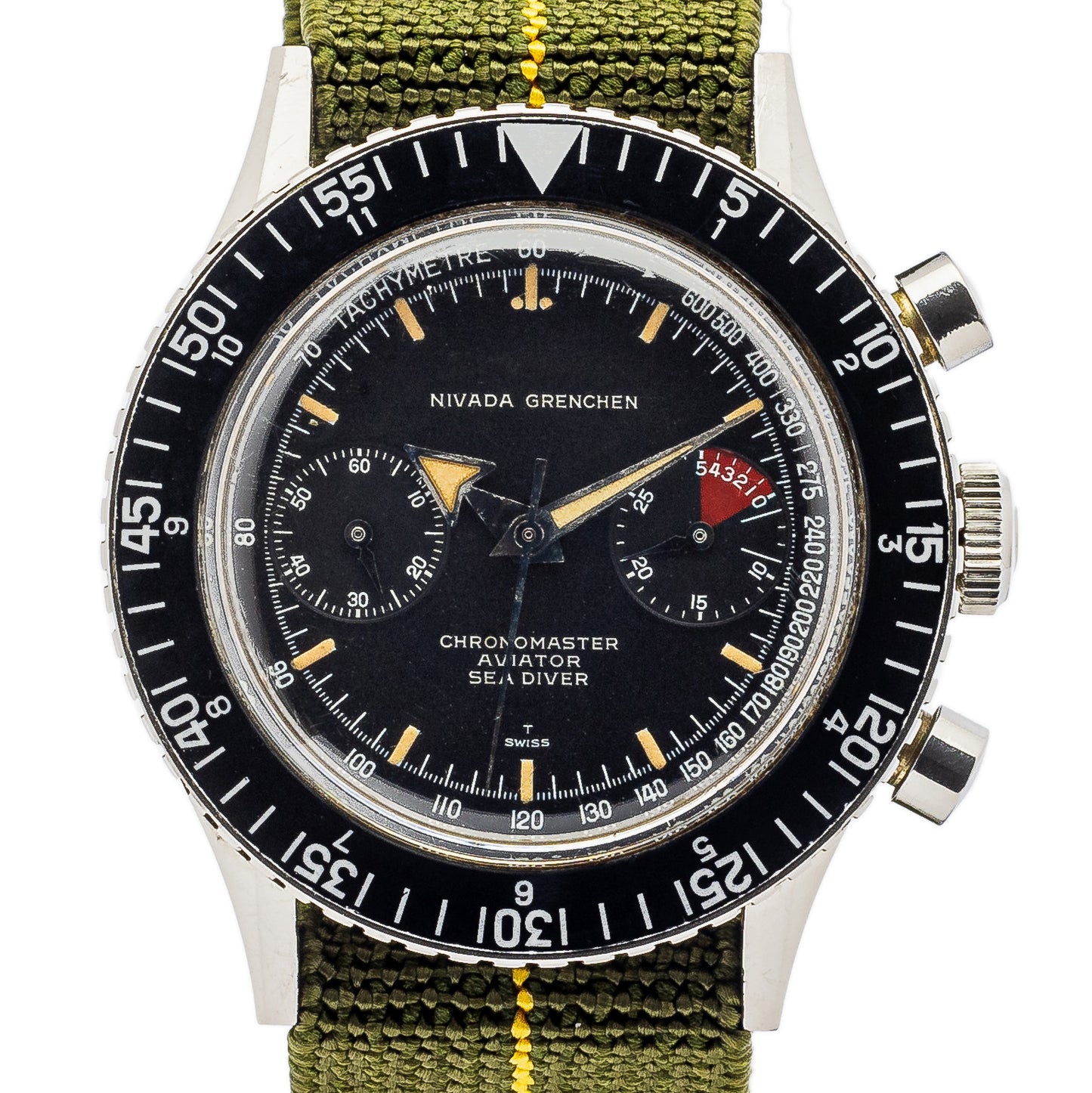 Nivada Chronomaster Aviator Sea Diver Ref.9989-8222 (85001) - "Very good" condition