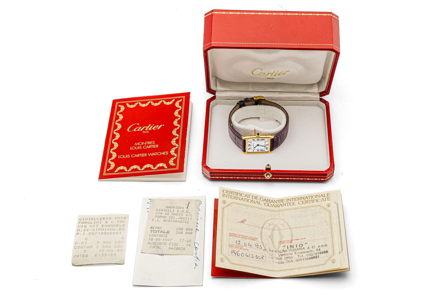 Cartier Tank Louis Arrondie ref. 89601
