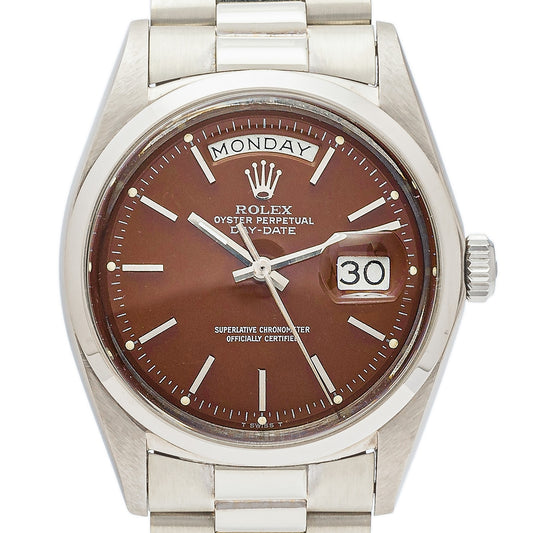 Rolex Day-Date 1802 Oxblood Stella Dial
