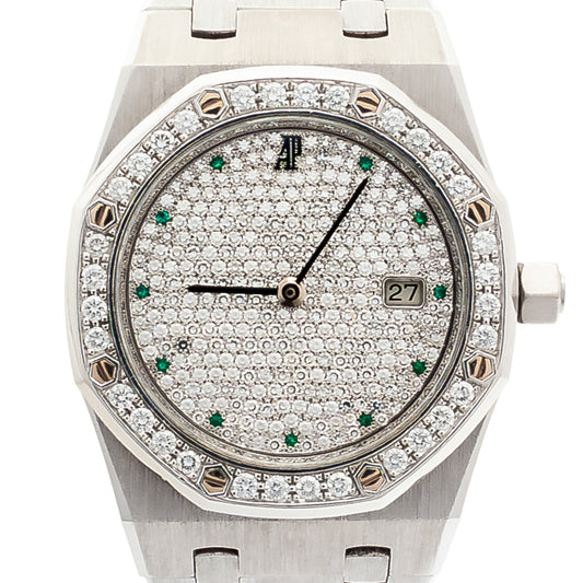 Audemars Piguet Royal Oak 15054 Emerald Pave