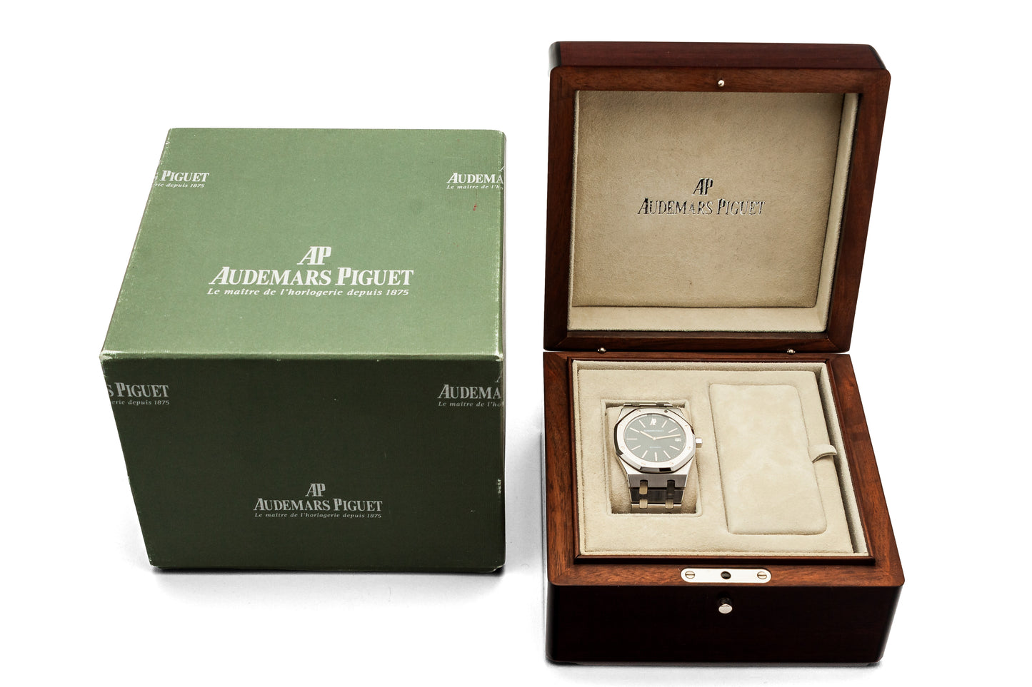 Audemars Piguet Royal Oak Jumbo Certified Ref. 5402 - C Series - "Very good" condition - Box + Extract