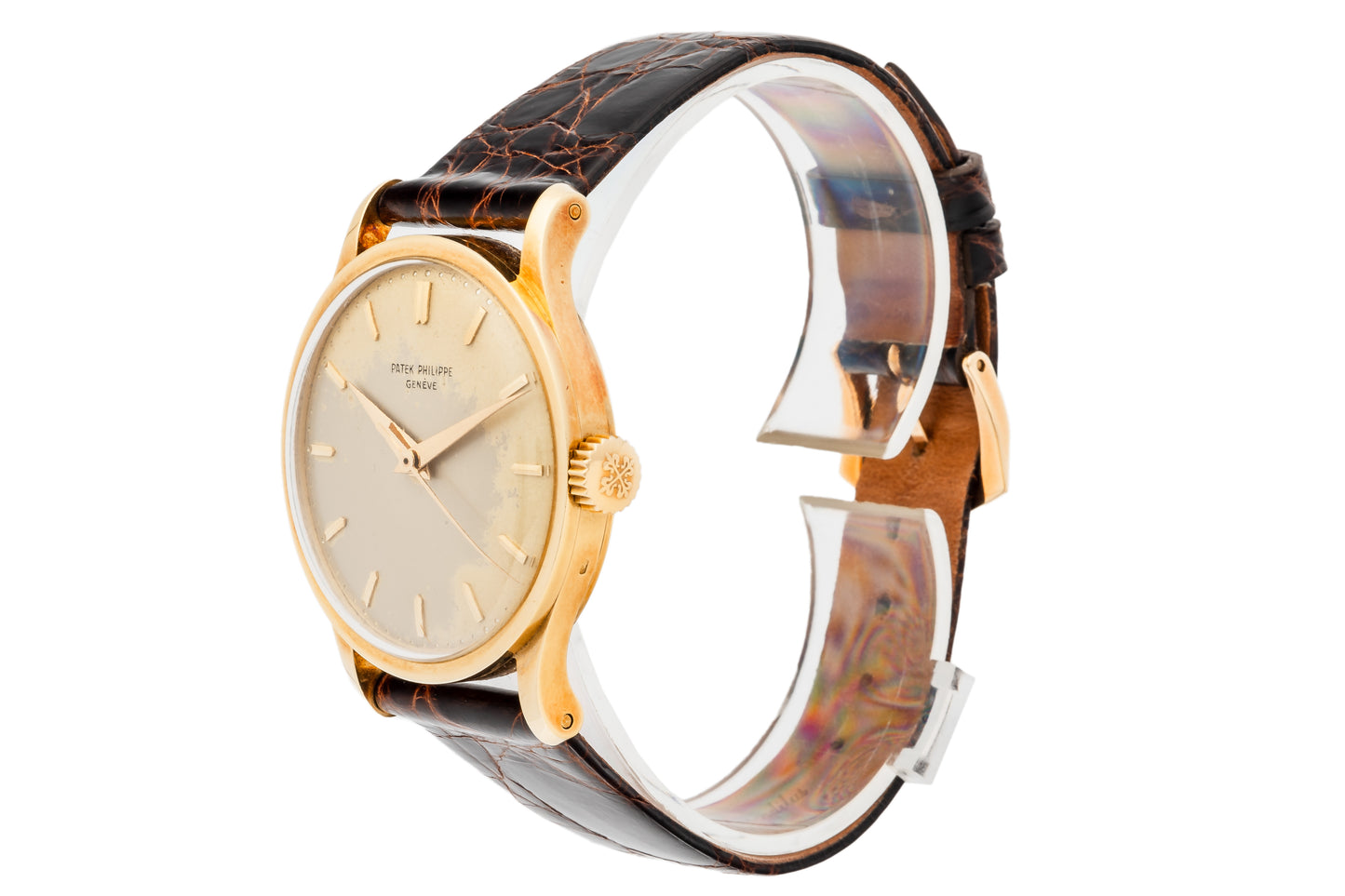 Patek Philippe Calatrava Ref. 570 - rare - beautiful patina - extract of the archives