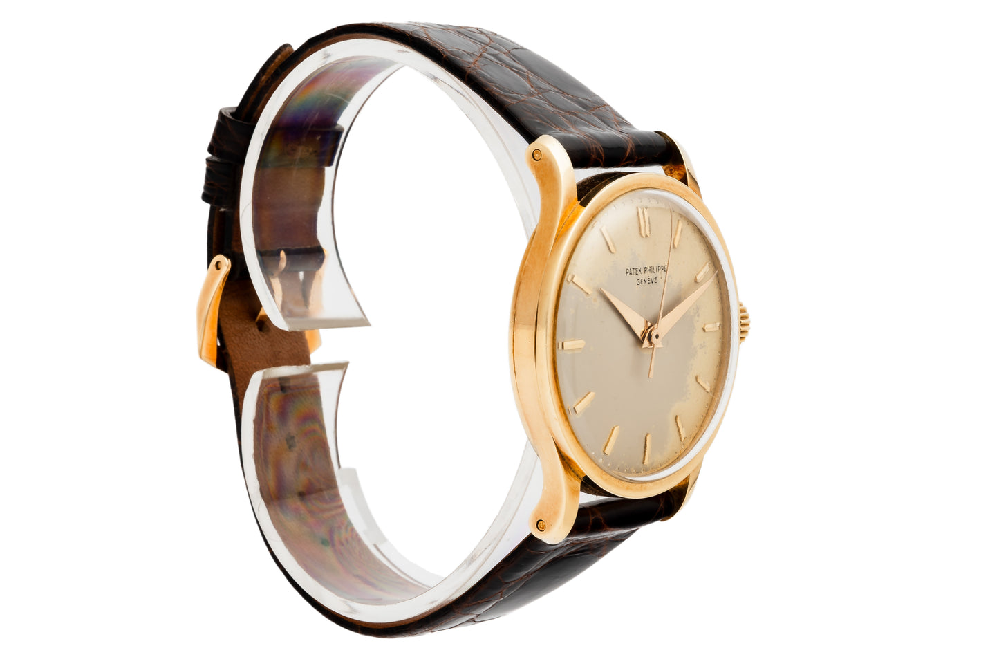 Patek Philippe Calatrava Ref. 570 - rare - beautiful patina - extract of the archives