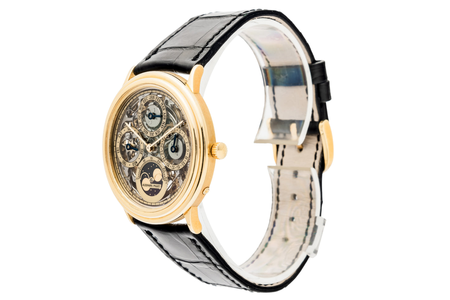 Audemars Piguet Quantieme Perpetual Calendar Skeleton 25558BA - only 154pcs - very rare - extract of the archives