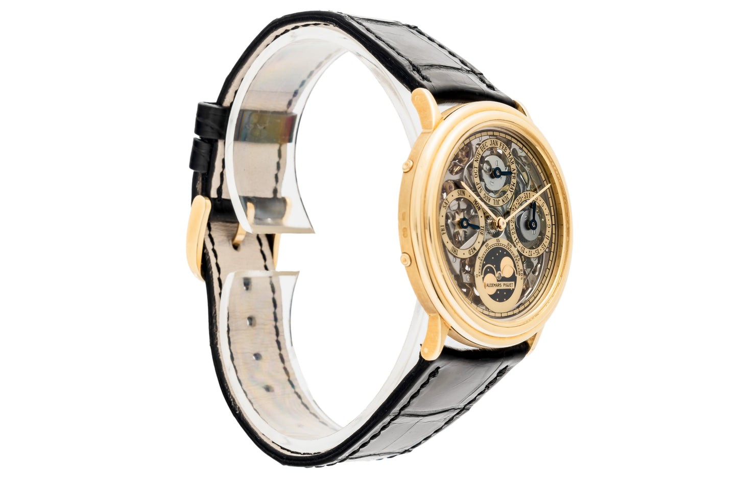 Audemars Piguet Quantieme Perpetual Calendar Skeleton 25558BA - only 154pcs - very rare - extract of the archives