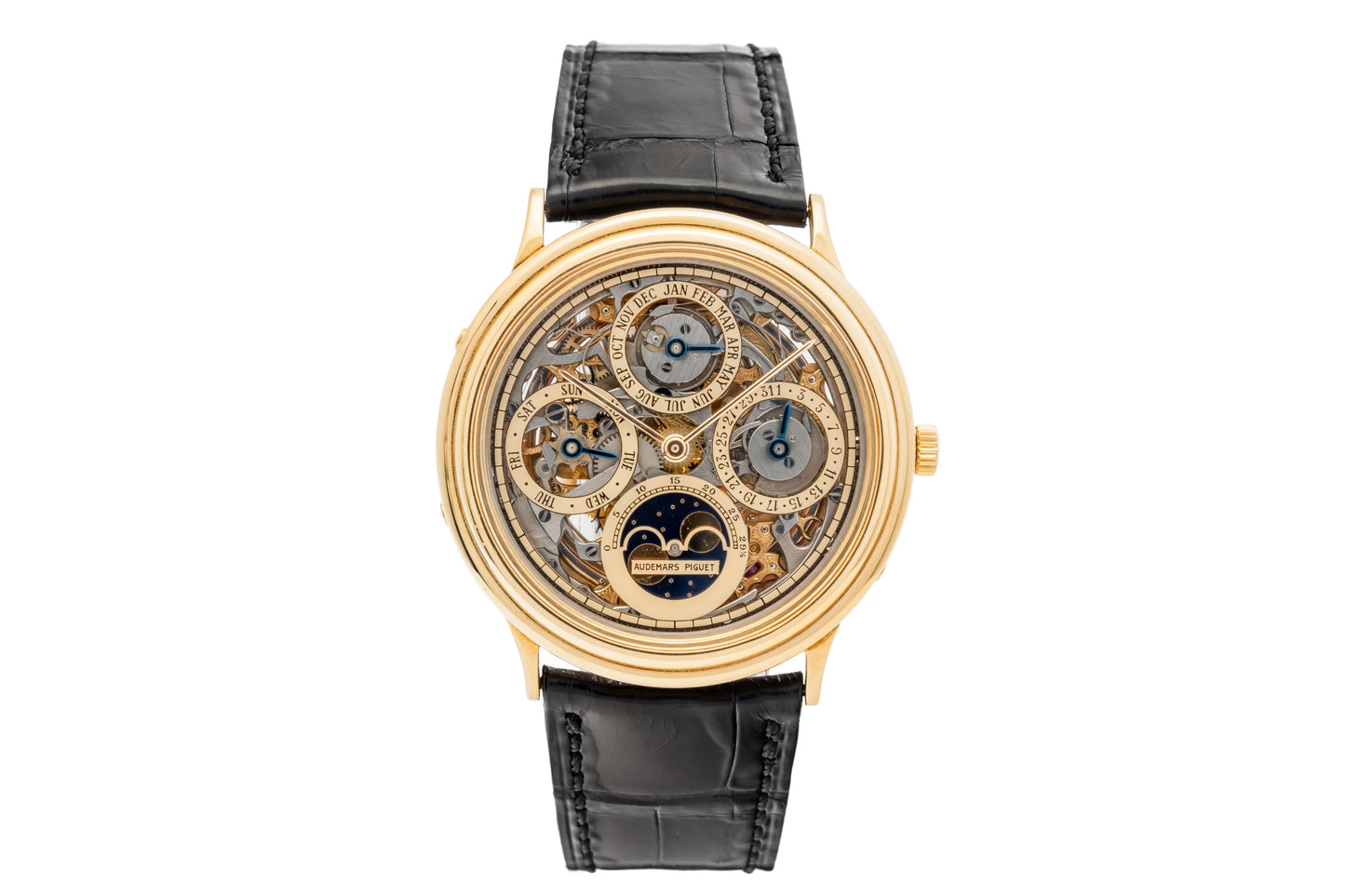 Audemars Piguet Quantieme Perpetual Calendar Skeleton 25558BA - only 154pcs - very rare - extract of the archives