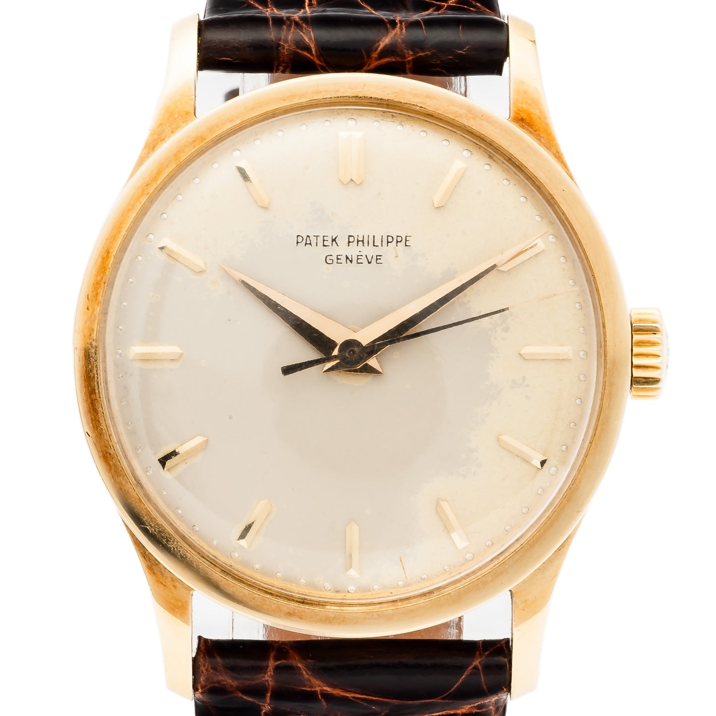 Patek Philippe Calatrava Ref. 570 - rare - beautiful patina - extract of the archives