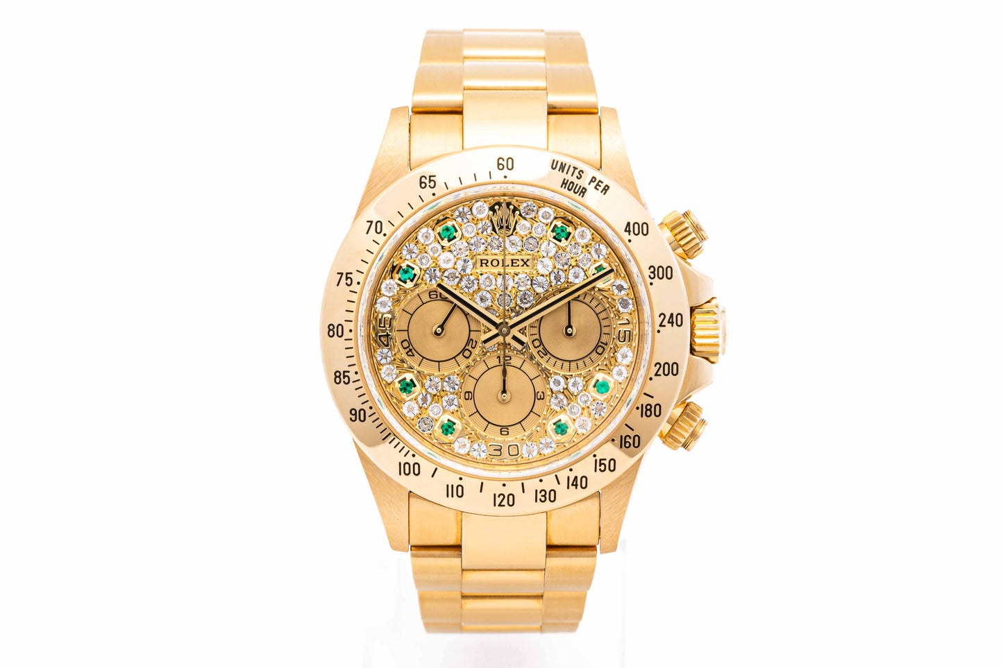 Rolex Daytona - Pave and Emerald dial