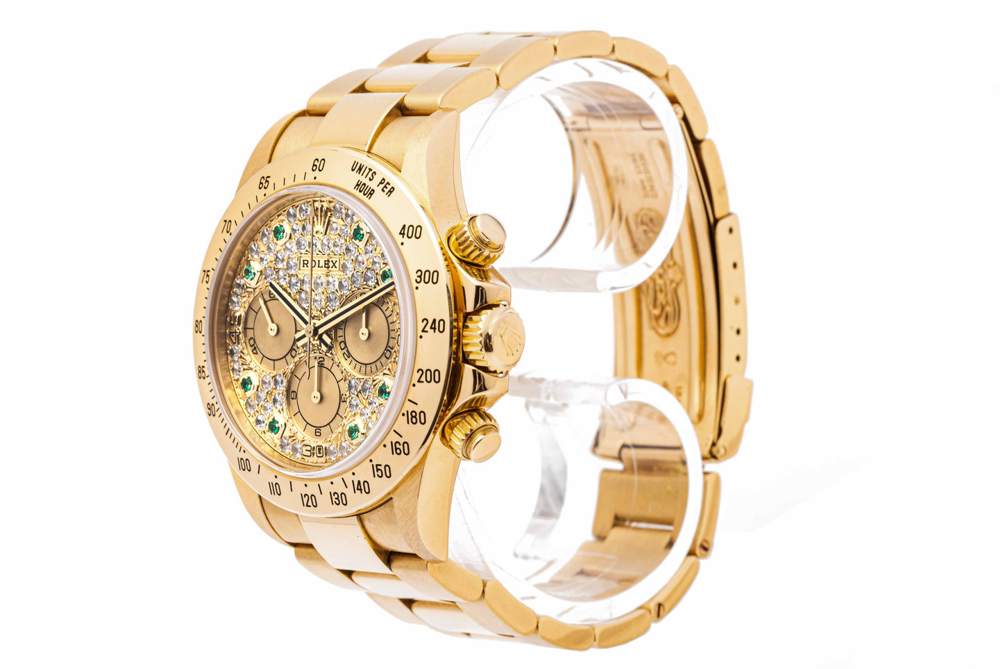 Rolex Daytona - Pave and Emerald dial