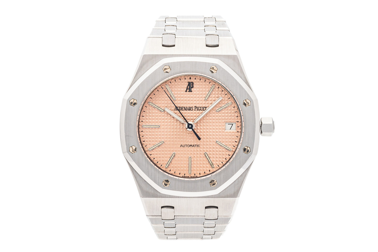 Audemars Piguet Royal Oak 14790ST - Full Set - Salmon Dial - rare - very good condition