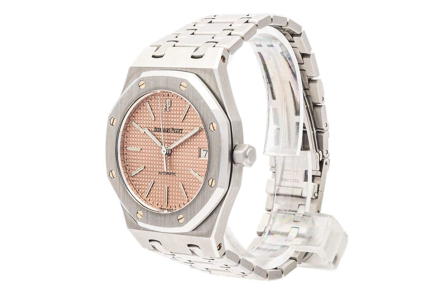Audemars Piguet Royal Oak 14790ST - Full Set - Salmon Dial - rare - very good condition