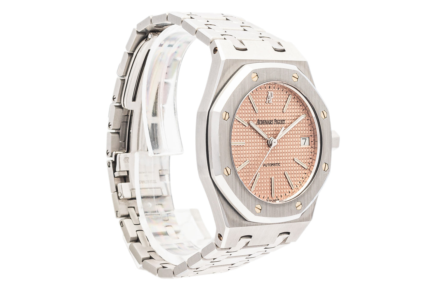 Audemars Piguet Royal Oak 14790ST - Full Set - Salmon Dial - rare - very good condition