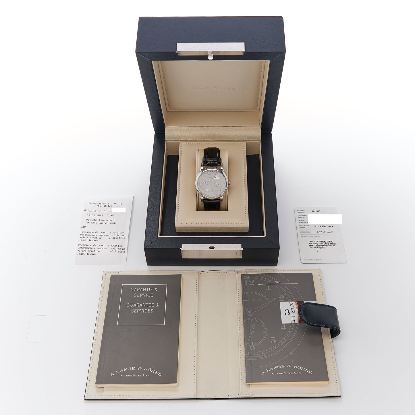 A. Lange & Söhne Lange 1 Platinum Ref. 101.025